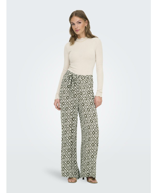 Loose Fit Loose fit broek met riem in de taille