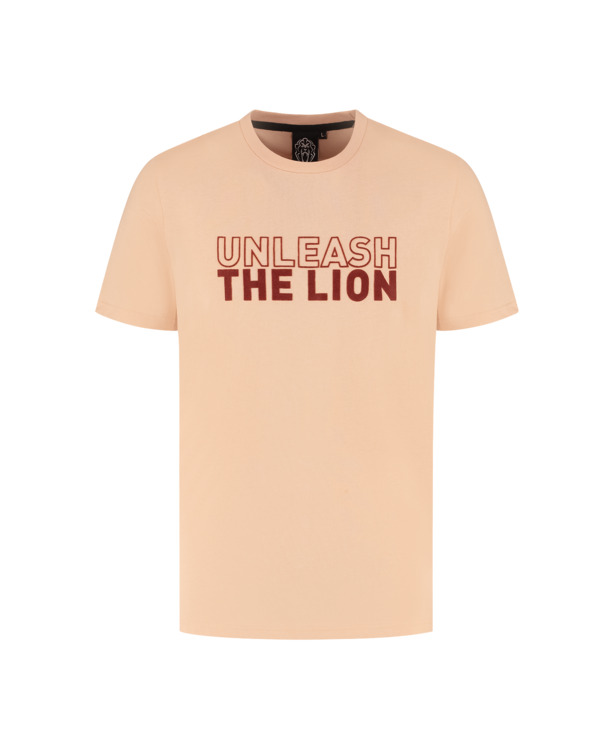T-Shirt - Peach - Unleash The Lion