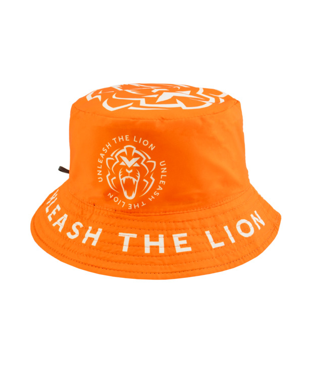 Orange Lion Reversible Bucket Hat - Unleash The Lion