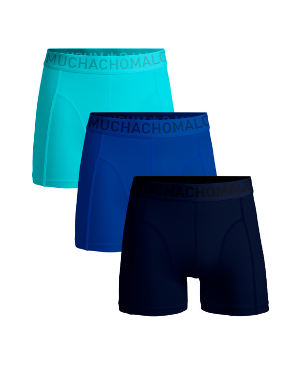 Heren 3-pack Boxershorts Microvezel Blue/Blue/Green
