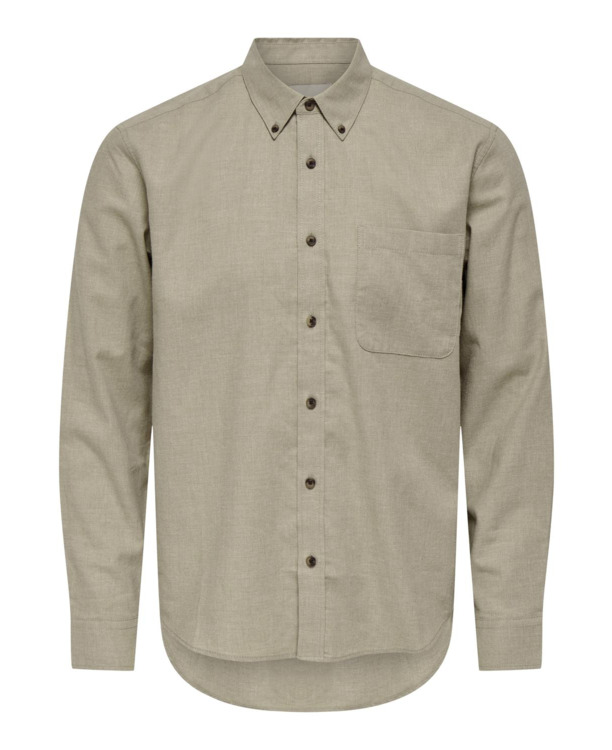 Regular Fit Overhemdkraag Lange Mouwen (L/M) Heren