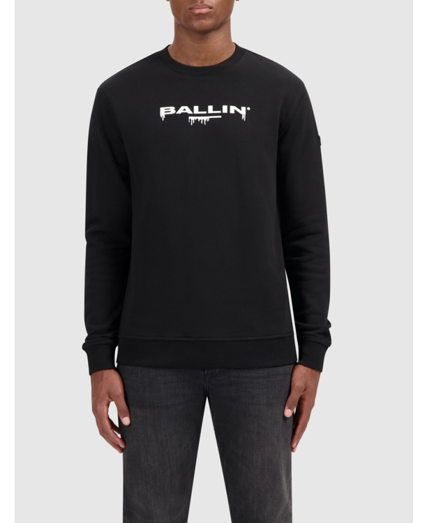 Dripping Logo Sweater 100% Cotton Men