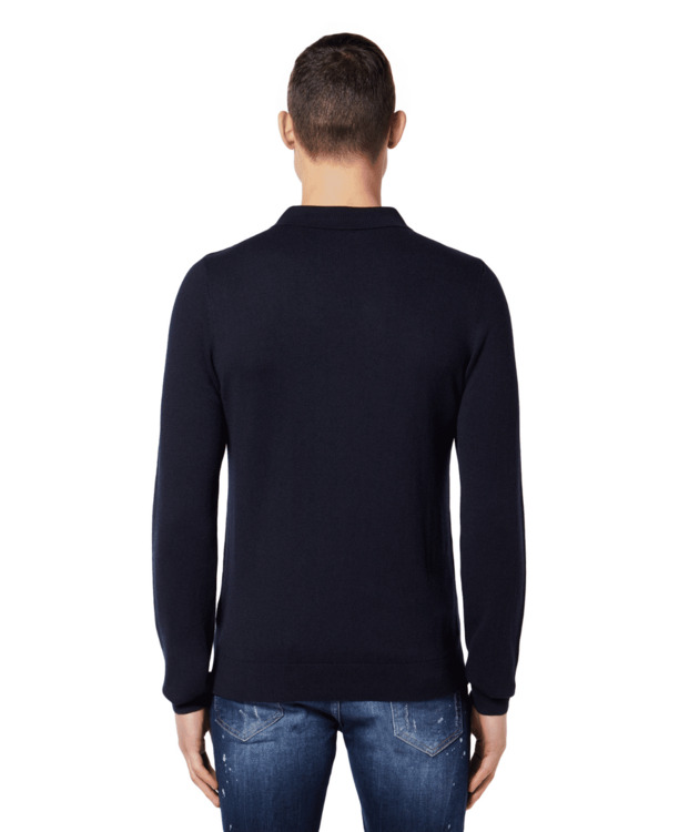 SOLID M LONGSLEEVE POLO MEN