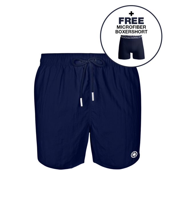 Heren Zwembroek Effen Tealish Blue