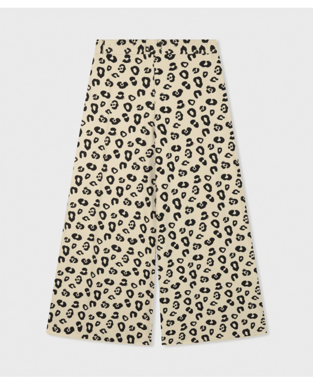 10DAYS Dames brede jogger luipaard organisch katoen