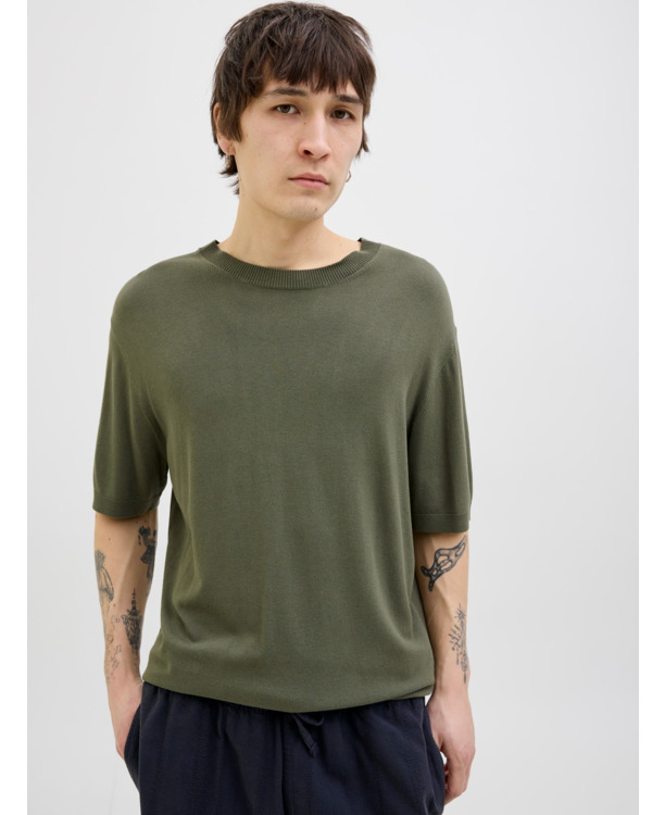 JPRCCWILLIAM KNIT CREW NECK SS SN