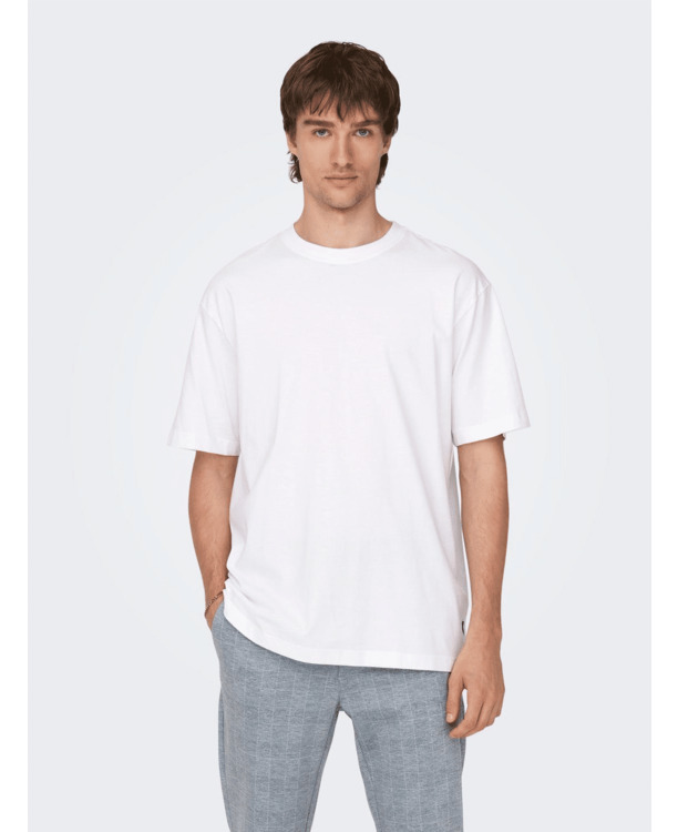 Relaxed Fit O-Hals Korte Mouwen (K/M) Heren