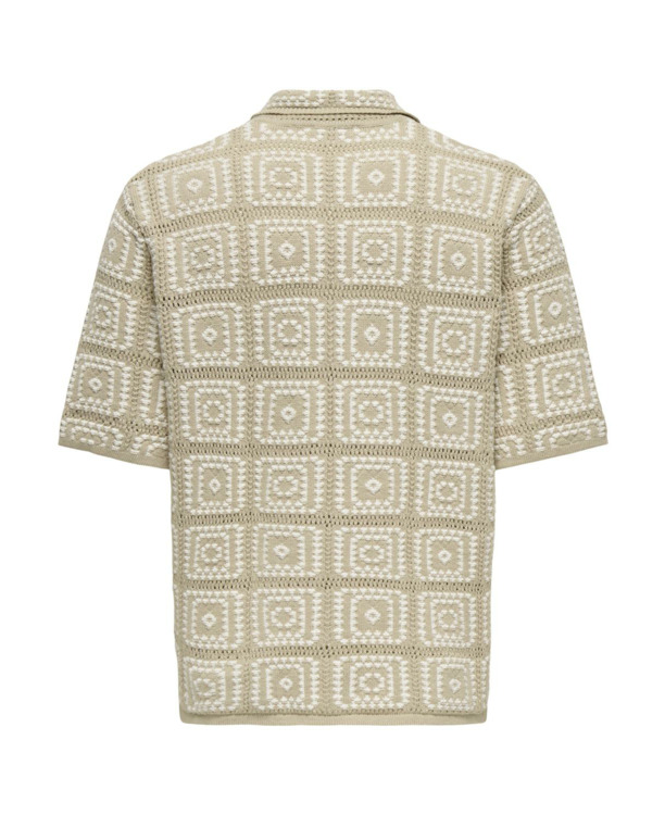 Relaxed Fit Shirt Kraag Korte Mouwen (K/M) Heren