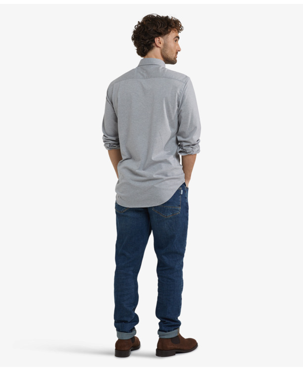 Stretch Pique Shirt Heren