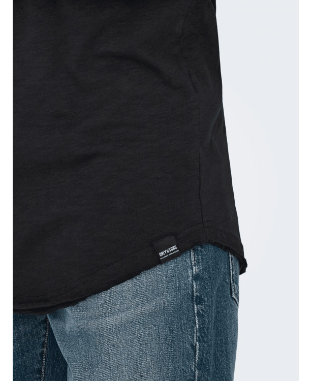 Lange lijn pasvorm O-hals korte mouwen (K/M) Heren