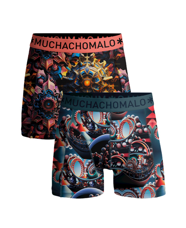 Mannen 2-Pack Boxershorts Nostalgisch