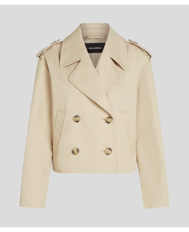 SHORT TRENCH COAT