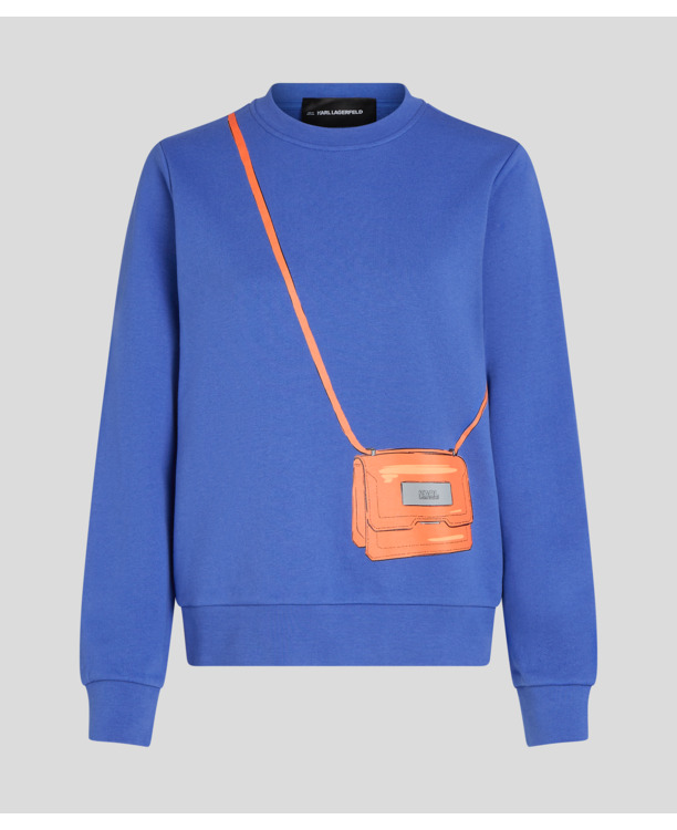 CROSSBODY BAG PRINT SWEATSHIRT
