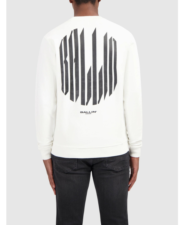 Grunge Logo Sweater 100% Katoen Mannen
