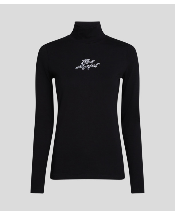 MOCK NECK LS T-SHIRT