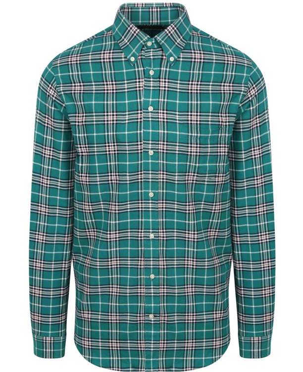 Steppin' Out Flanel Overhemd Ruit Groen