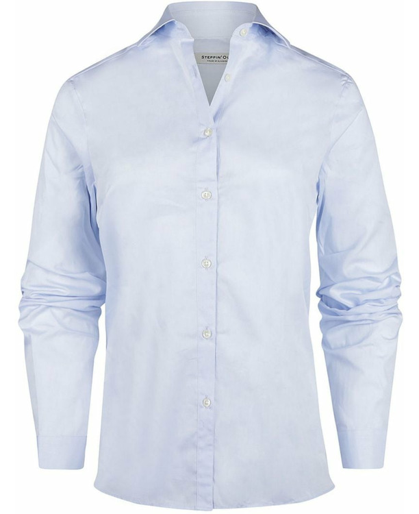 Steppin' Out Blouse Bibi poplin Sky Blue