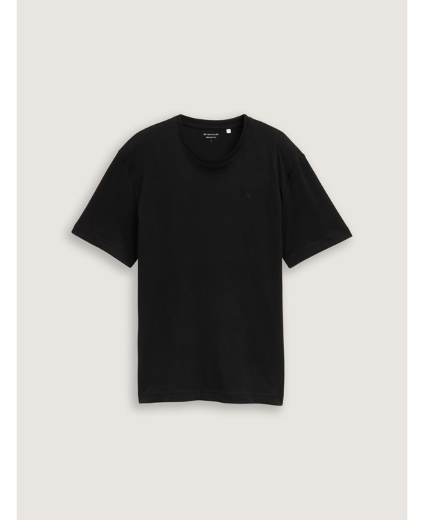 Basic T-shirt met opdruk logo