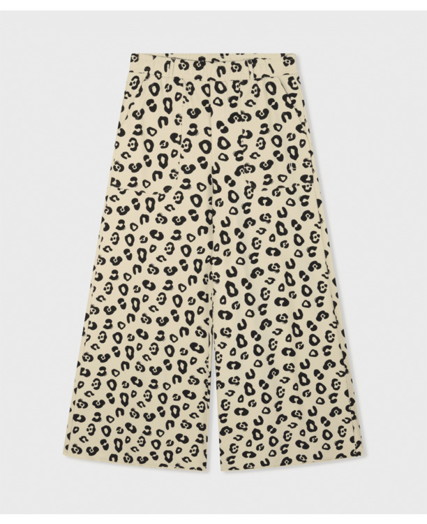 10DAYS Dames brede jogger luipaard organisch katoen