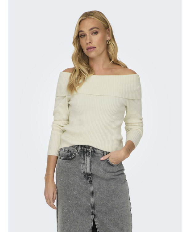 ONLKATIA LS OFF SHOULDER KNT NCA