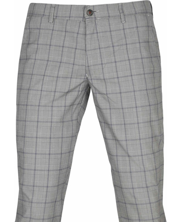 Suitable Chino Pico Grijs Geruit