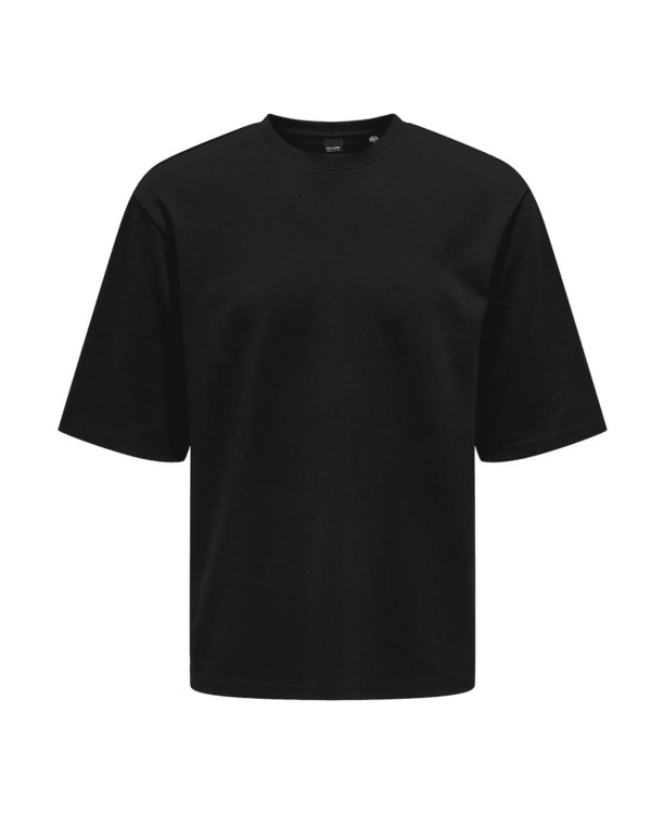 Relaxed Fit O-hals T-shirt met korte mouwen in relaxte pasvorm voor heren Heren