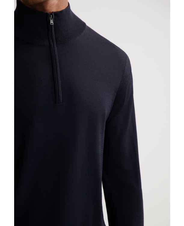 Dstrezzed Heren Gebreide Trui Skipper Donkerblauw