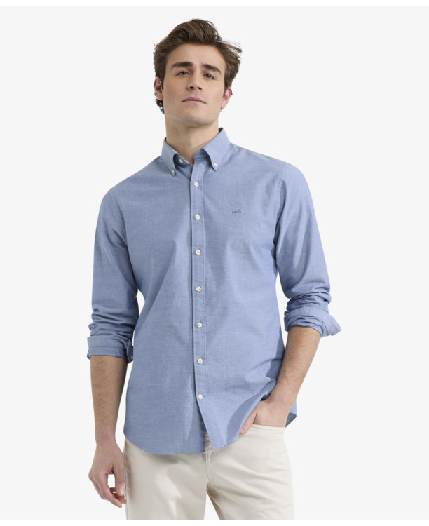 Stretch Oxford Shirt Heren