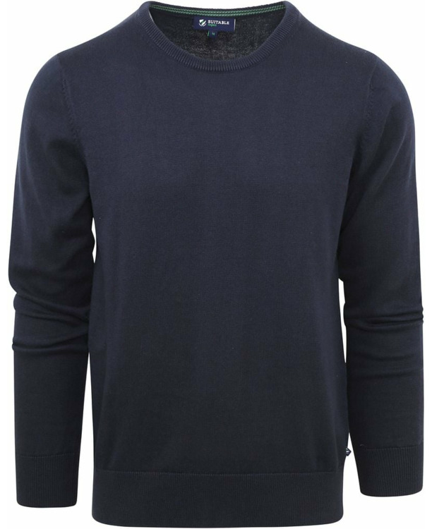 Suitable Respect Oinix Pullover O-Hals Navy