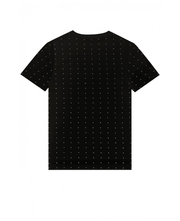 COLLEGE MB STRASS ZWART T-SHIRT MANNEN
