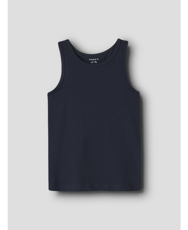 NKMPTANK TOP 2P GRIJS MELANGE DINO INJ Jongens