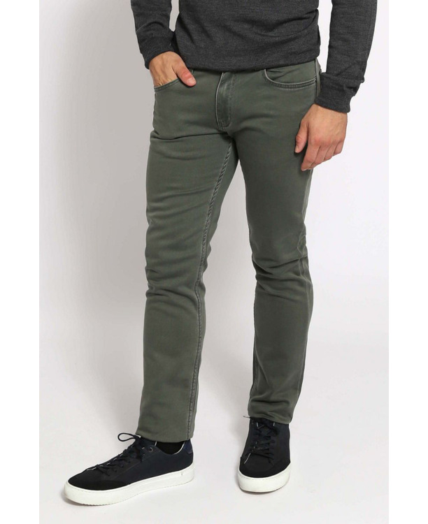 Suitable Kant Jeans Groen