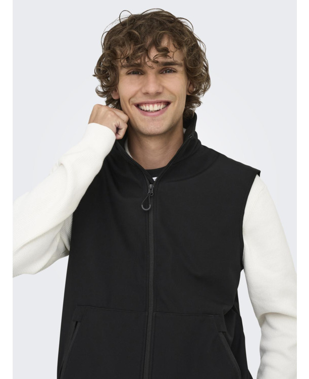 Hoge hals Mouwloos (S/L) Heren