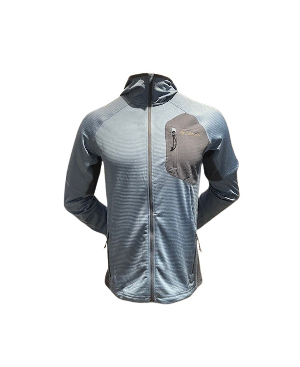 Single Canyon Fleece met capuchon