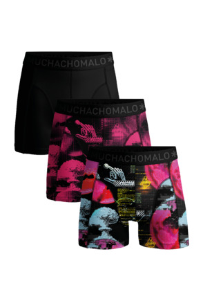 Jongens 3-Pack Boxershorts Print/Print/Effen