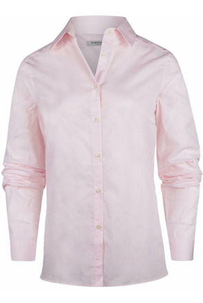 Steppin' Out Blouse Bibi Poplin Dames Lichtroze