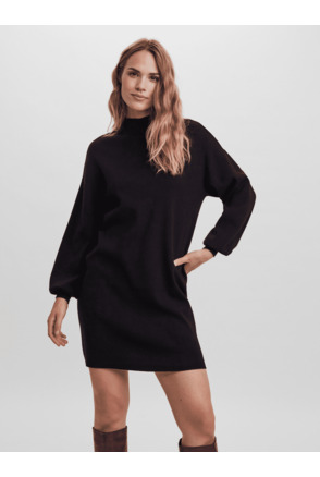 VMNANCY LS FUNNELNECK DRESS GA BOO