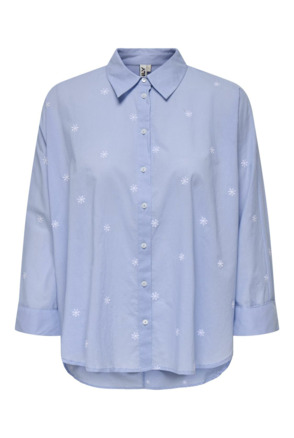 Box Fit Shirt Collar Long Sleeves (L/S) Knoopsluiting Box Fit Overhemd met Lange Mouwen