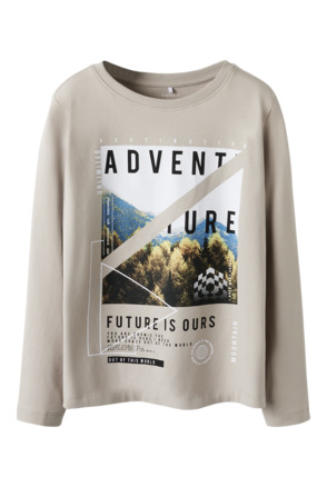 Normale pasvorm ronde hals lange mouwen (L/S) Heren