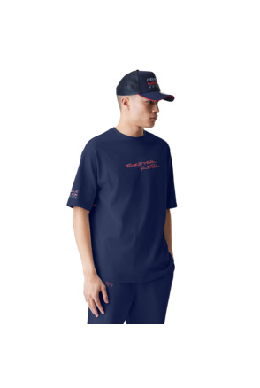 Back Graphic Oversized T-shirt - Navy - Red Bull Racing