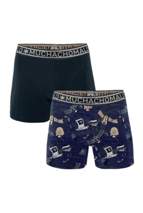 Jongens 2-pack shorts Altijd verbonden Print/Blue