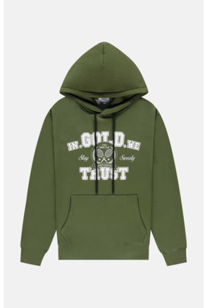 De Tennis Hoodie Groen Unisex