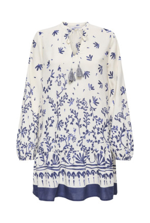 Regular Fit V-Neck Long Sleeves (L/S) Essentiële herfstjurk met V-hals met lange mouwen en normale pasvorm - Verhoog je stijl