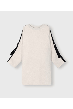 10DAYS Dames ceintuur raglan jurk katoen mix