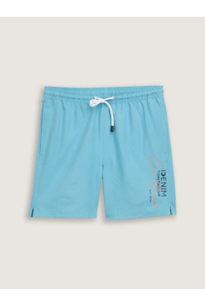 Zwemshort met logoprint
