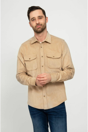 Suitable Overshirt Corduroy Kaki