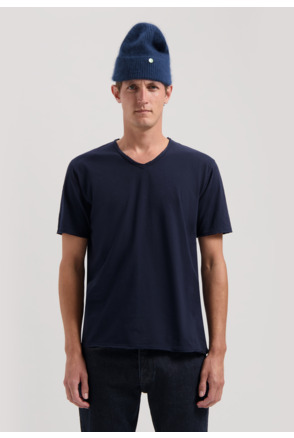 Basic Round Neck Tee Slub Jersey