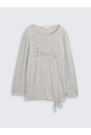 Shirt met lange mouwen en letters