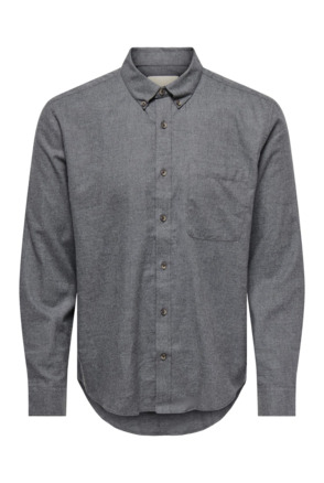 Regular Fit Overhemdkraag Lange Mouwen (L/M) Heren