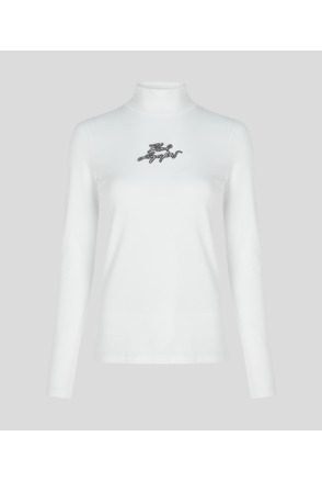 MOCK NECK LS T-SHIRT